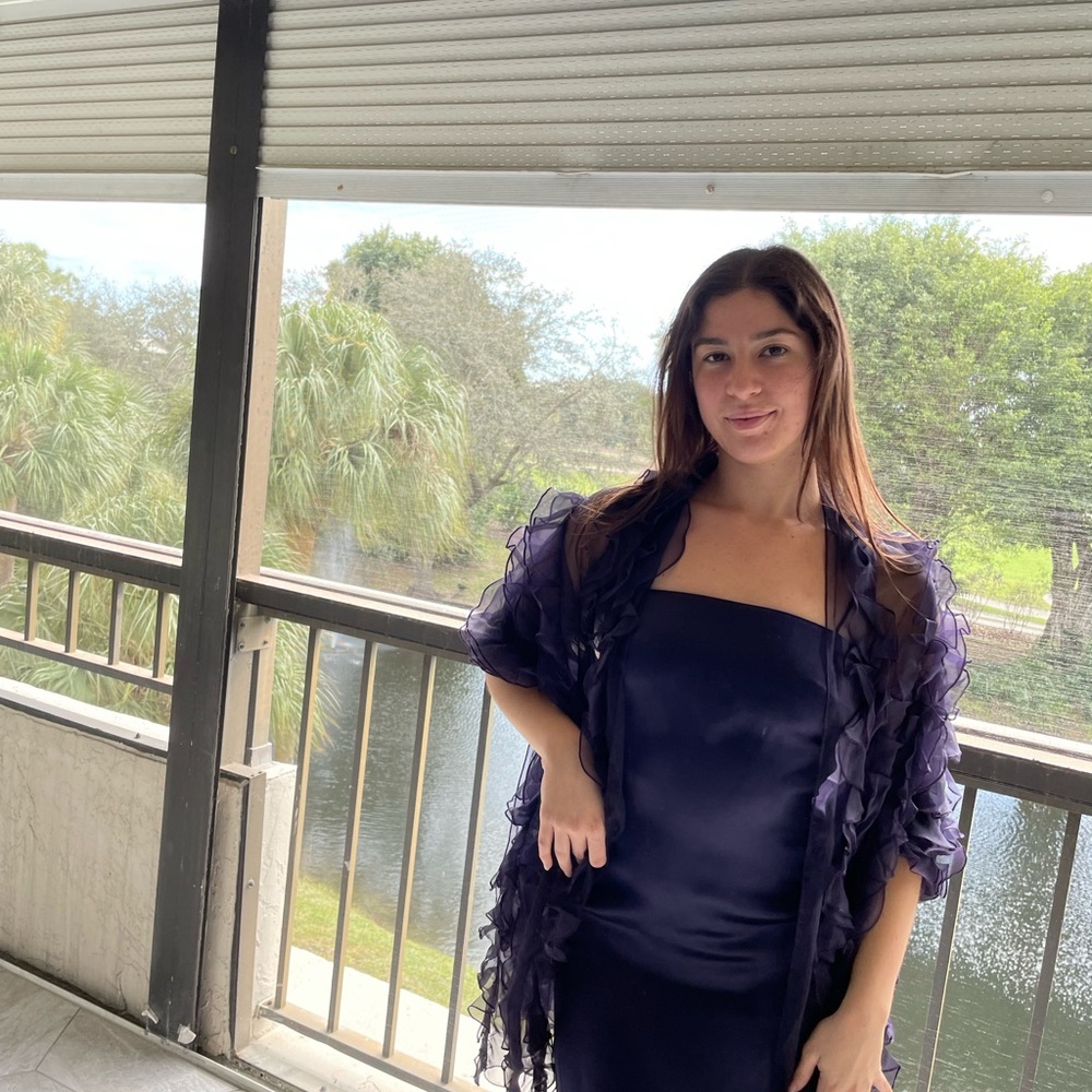 Vintage Couture Armani Dress and Shawl